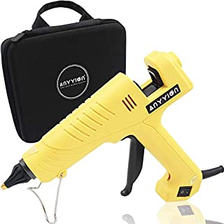 Anyyion 200W Industrialt Glue Gun  High-Output Hot Melt Glue Gun  Professional Grade Hot Glue Gun for Carpentry, Repairs & Remodeling