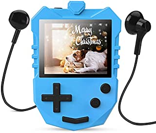 MP3 Player for Kids, AGPTEK K1 Portable 8GB Children Music Player with Built-in Speaker, FM Radio, Voice Recorder, Expandable Up to 128GB, Blue, Upgraded Version