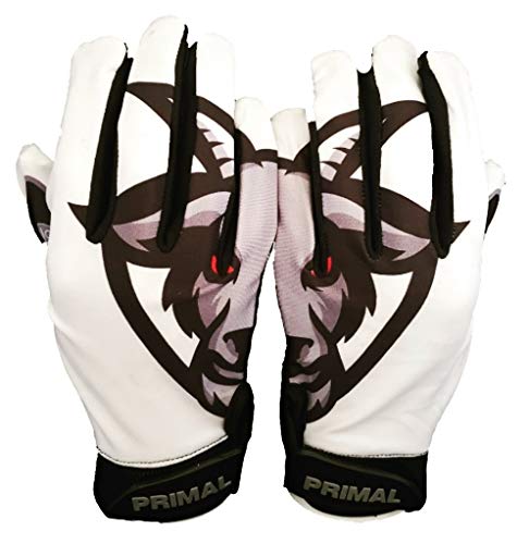 Primal Gloves Youth and Adult Goat Football Gloves (Youth Medium)