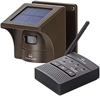 1/2 Mile Solar Driveway Alarm Sytem Wireless Long Range Outdoor Weather Resistant Motion Sensor & Detector- Driveway Alarms Wireless Outside Monitor & Protect