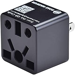 ROAD WARRIOR US Plug Adapter EU/UK/China/AUS/India to USA (Type A) Does not Convert Voltage- RW111BK-US