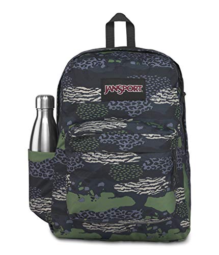 JanSport Superbreak Plus Backpack - School, Work, Travel, or Laptop Bookbag with Water Bottle Pocket, Animal Mix