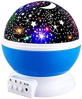 Star Night Lights for Kids, Star Nightlight Projector Rotating Starry Nursery Lamp for Bedroom Toys for 3-12 Year Old Boys Girls 3 4 5 6-12 Year Old Girls Boys Gift Christmas Xmas Gifts for Kids Blue