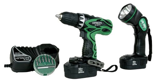 Hitachi DS18DVF3 18-Volt Ni-Cad 1/2-Inch Cordless Drill/Driver Kit (Discontinued by Manufacturer)