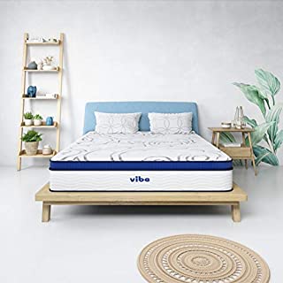 Vibe Quilted Gel Memory Foam and Innerspring Hybrid Pillow Top 12-Inch Mattress | CertiPUR-US Certified | Bed-in-a-Box Twin XL