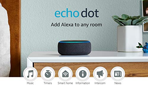 Echo Dot (3rd Gen) - Smart speaker with Alexa - Charcoal