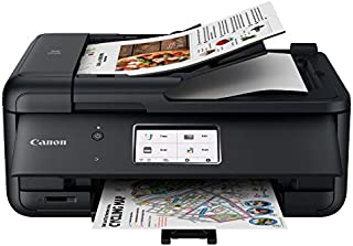 Canon TR8620 All-In-One Printer For Home Office | Copier |Scanner| Fax |Auto Document Feeder | Photo and Document Printing | Airprint (R) and Android Printing, Black