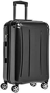 AmazonBasics Oxford Expandable Spinner Luggage Suitcase with TSA Lock - 26.8 Inch, Black