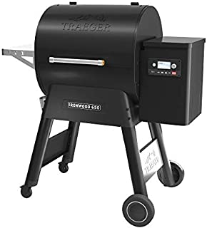 Traeger Grills Ironwood 650 Wood Pellet Grill and Smoker with Alexa and WiFIRE Smart Home Technology - Black