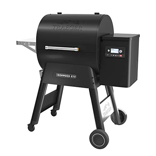 Traeger Grills Ironwood 650 Wood Pellet Grill and Smoker with Alexa and WiFIRE Smart Home Technology - Black