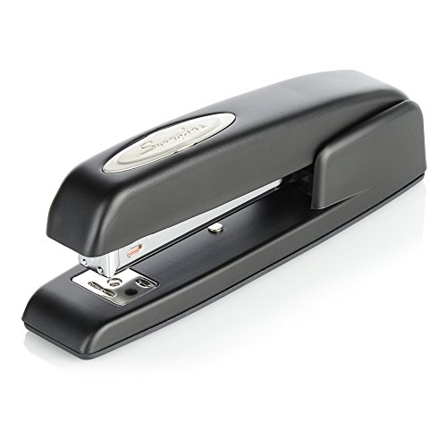 Swingline Stapler, 747 Iconic Desk Stapler, Antimicrobial, 25 Sheet Paper Capacity, Heavy Duty Stapler for Office Desktop or Home Office Supplies, Black (74741)