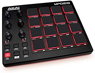 AKAI Professional MPD218 | 16-Pad USB/MIDI Controller With MPC Pads, 6 Assignable Knobs, Production Software Included