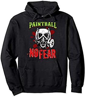 Fear Fearing Mask Playing Paintball Airsoft Softair Gift Pullover Hoodie