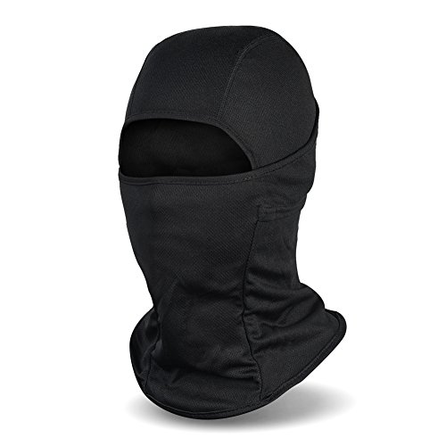 Balaclava Face Mask UV Protection Ski Sun Hood Tactical Masks for Men Women Black