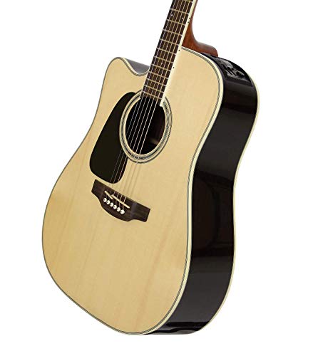 Takamine GD51CE LH NAT Left-Handed Dreadnought Cutaway Acoustic-Electric Guitar, Natural