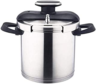 SHUUY Stainless Steel Pressure Cooker, Pressure Canner with Pressure Control,Boiled Steamed Fried Stewed GrilledSilver