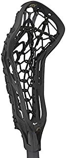 STX Lacrosse Crux 600 Women's Complete Stick with Launch II Pocket, Black/Black