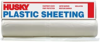 Husky Plastic Sheeting Clear 6ml 6ft x 100ft