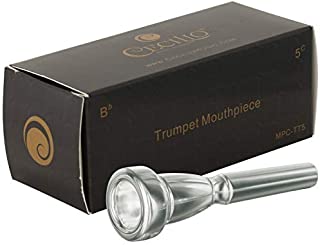 Cecilio Trumpet Mouthpiece, 5C, Silver Plated
