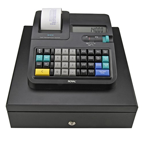 Royal 140DX Electronic Cash Register, Black
