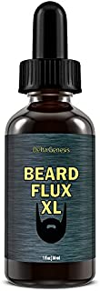 Beard Flux XL | Caffeine Beard Growth Stimulating Oil for Facial Hair Grow | Fuel Healthy Growth | Fragrance Free Beard Oil