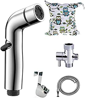 BabyMojos Two Spray Mode Cloth Diaper Sprayer Kit Plus a Bonus Wet Bag and a DIY Sprayer Splatter Shield Guide