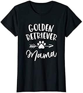 Golden Retriever Mama Golden Lover Owner Gift Dog Mom Mother T-Shirt