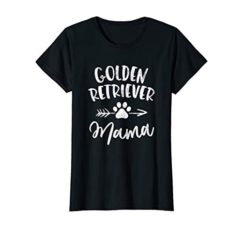 Golden Retriever Mama Golden Lover Owner Gift Dog Mom Mother T-Shirt