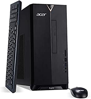 Acer Aspire TC-895-UA92 Desktop, 10th Gen Intel Core i5-10400 6-Core Processor, 12GB 2666MHz DDR4, 512GB NVMe M.2 SSD, 8X DVD, 802.11ax Wi-Fi 6, USB 3.2 Type C, Windows 10 Home