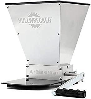 Northern Brewer - Hullwrecker 2-Roller Grain Mill with Metal Base and Handle