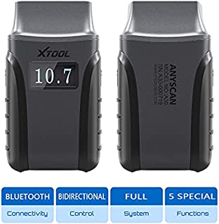 XTOOL Anyscan A30 Bluetooth OBD2 Scanner for iOS & Android, Bidirectional Scan Tool with Full Systems Diagnosis, Oil Reset, EPB, SAS, DPF, Throttle Reset & Flashlight Mode