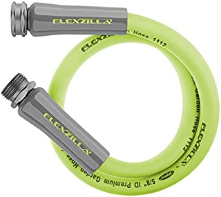 Flexzilla HFZG505YW Garden Lead-In Hose 5/8 In. x 5ft, Heavy Duty, Lightweight, Drinking Water Safe