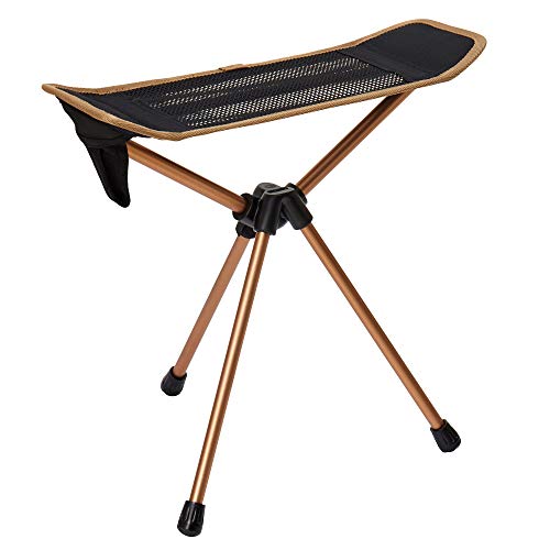 KingCamp Multifunctional Slacker Chair,Lightweight Folding Tripod Stool with Carry Bag for Backpacking Hiking Hunting Fishing, Support 176 lbs