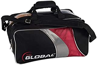 900 Global 2-Ball Travel Tote (Black/Red/Silver)