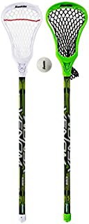 Franklin Sports Youth Lacrosse Stick and Ball - 2 Lacrosse Sticks and 1 Lacrosse Ball Included - 32 Inches