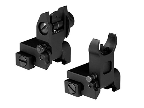 NEW Tactical Flip Up Iron Sight Rear/Front Sight Mount