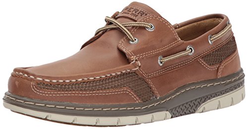 Sperry Mens Tarpon Ultralite 2-Eye Boat Shoe, Tan, 10