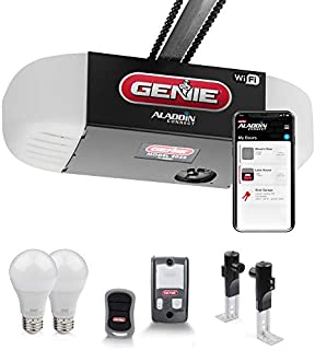 Genie 2033-LED Chain Glide Connect with LED lighting smart garage door opener, Works with Alexa