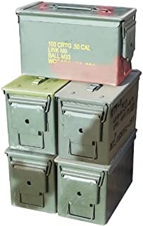 M2A1 .50 Cal Ammo Cans (5 Pack)