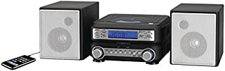 GPX HC221B Compact CD Player Stereo Home Music System with AM/ FM Tuner Black/Silver