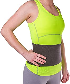 BraceAbility Abdominal Treatment Wrap for Diastasis Recti | Breathable, Non-Slip Postpartum Tummy Slimming Band for Stomach Muscle Support, Back & Waist Compression after Pregnancy (XS)