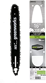 Greenworks 16-Inch Chainsaw Bar & Chain Combo 2904302