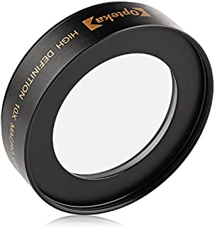 Opteka Achromatic 10x Diopter Close-Up Macro Lens for Canon EOS 90D, 80D, 77D, 70D, 60D, 1Ds, 7D, 6D, 5D, 5DS, T7s, T7i, T7, T6s, T6i, T6, SL3 and SL2 Digital SLR Cameras (Fits 52mm and 58mm Threads)