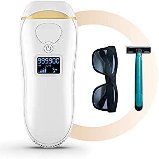 At-Home IPL Hair Removal for Women and Men, Permanent Painless Laser Hair Removal Device for Facial Whole Body, Upgraded to 999,900 Flashes