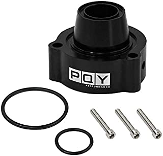 PQY Blow Off Valve Sound Spacer BOV Compatible with VW AUDI - TSI FSI TFSI MK5 GTI B7 2.0T Diverter DV Black