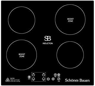 Schönes Bauen Vier 7400W Induction Cooktop 4-Burner Built-In Induction Burner Plate. 220V electric stovetop for cooking