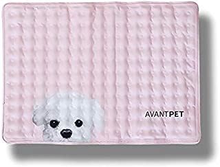 Avantpet] Reversible Comfortable Pet Cooling Pads for Cats and Dogs, Cooling Gel pad, Pressure Activated Self Cooling Dog Sleeping Bed, Keep a Pet Cool on Hot Weather, S, Maltese