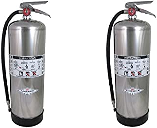 Amerex 240, 2.5 Gallon Water Class A Fire Extinguisher (2 PACK)