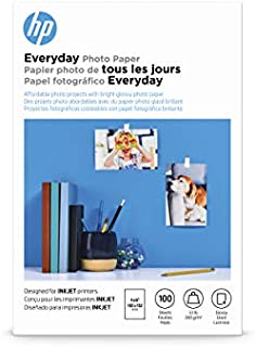 HP Everyday Photo Paper | Glossy | 4x6 | 100 Sheets