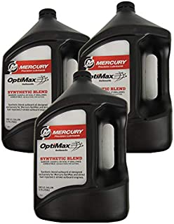 Mercury 2-Stroke Outboard Oil Optimax Case (3) Gallons